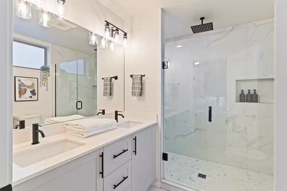 Modern bathroom interior